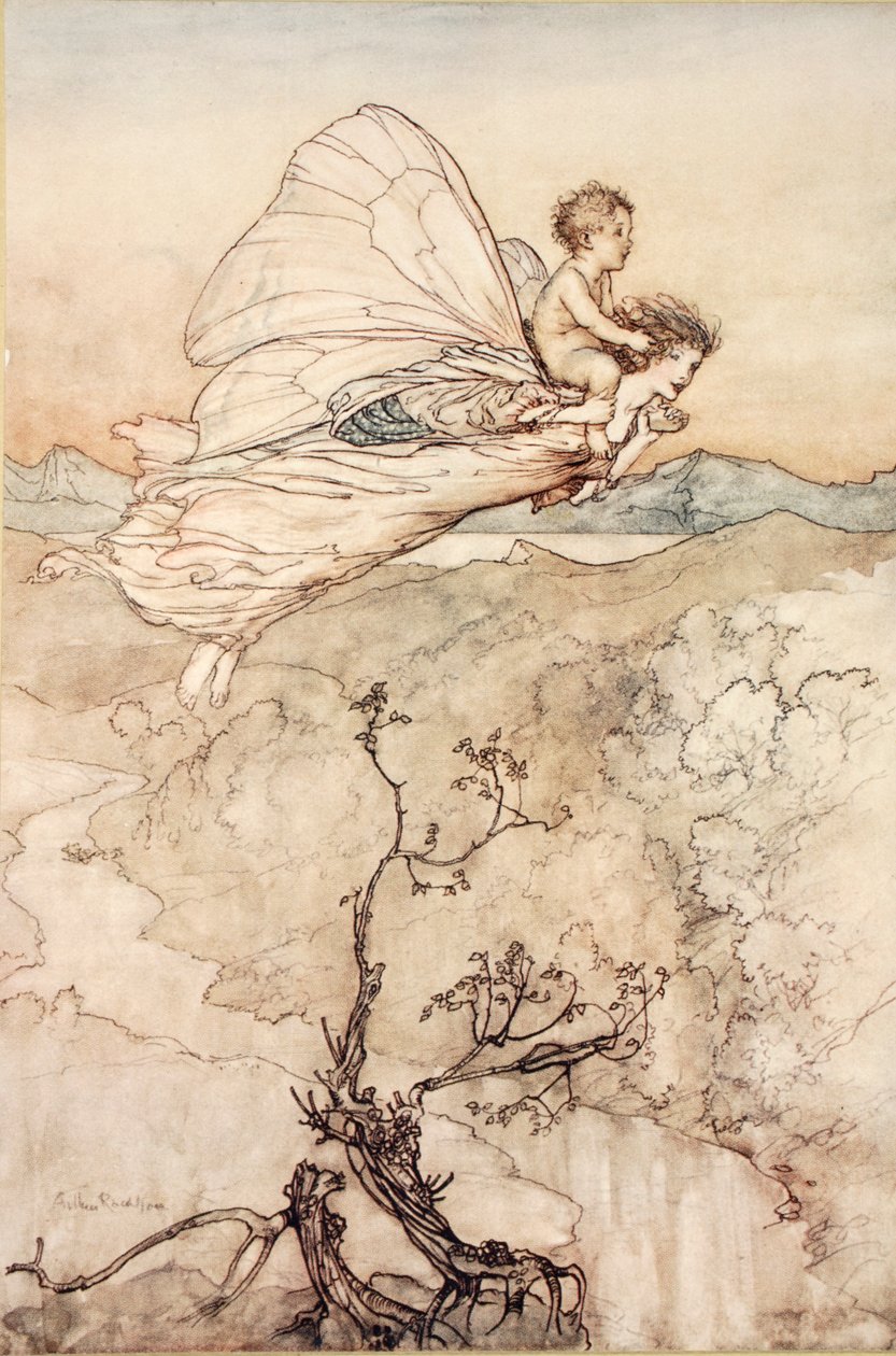 そして、彼女の妖精が彼を妖精の地で私の亭に連れて行くために送りまし